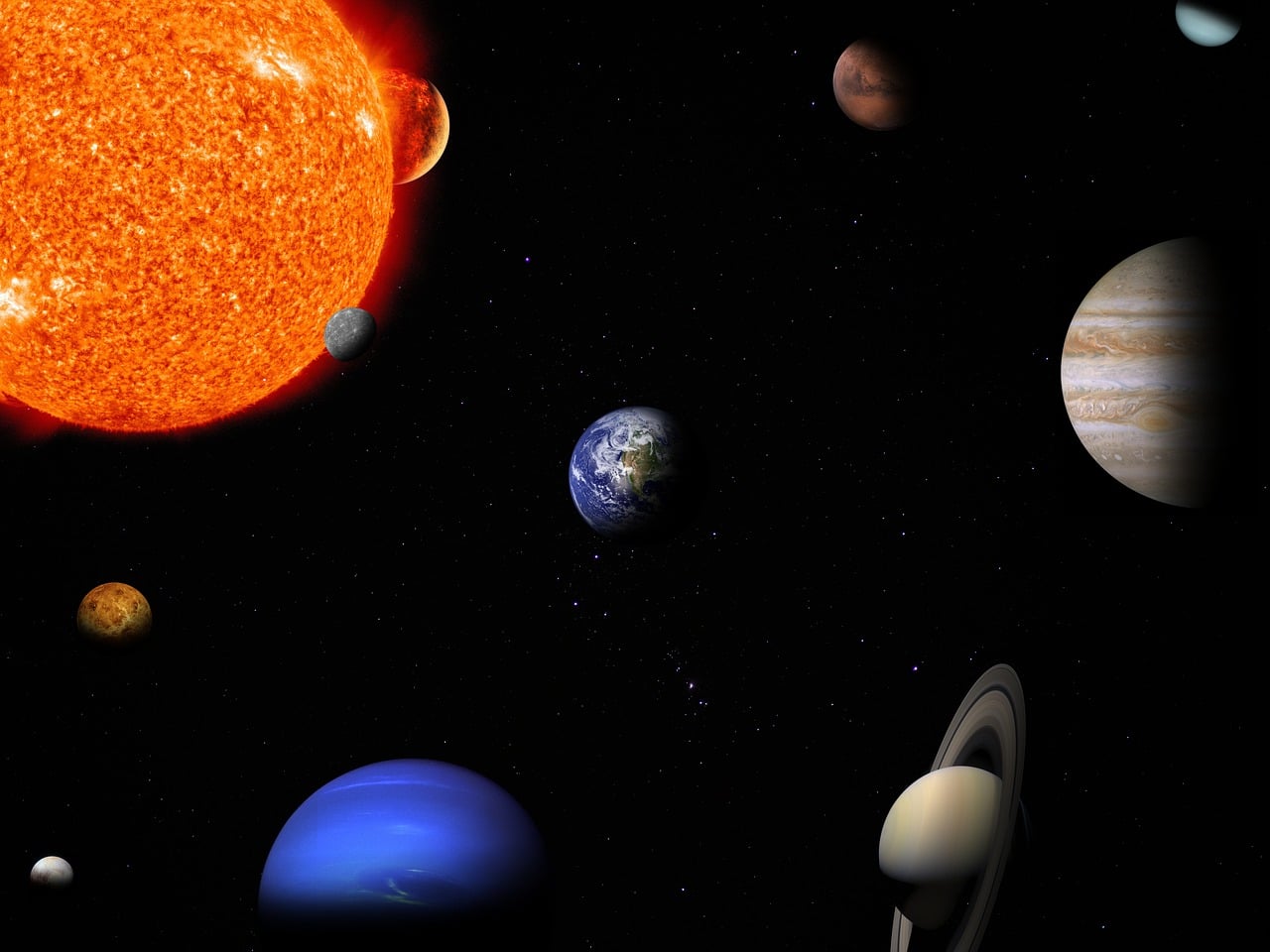 太阳系里那八个老邻居,从家门口的水星到遥远的海王星 太阳系里那八个老邻居,从家门口的水星到遥远的海王星